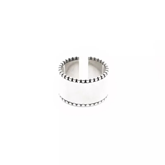 NEW Wide 925 Sterling Silver Adjustable Ring - Picture 3 of 8